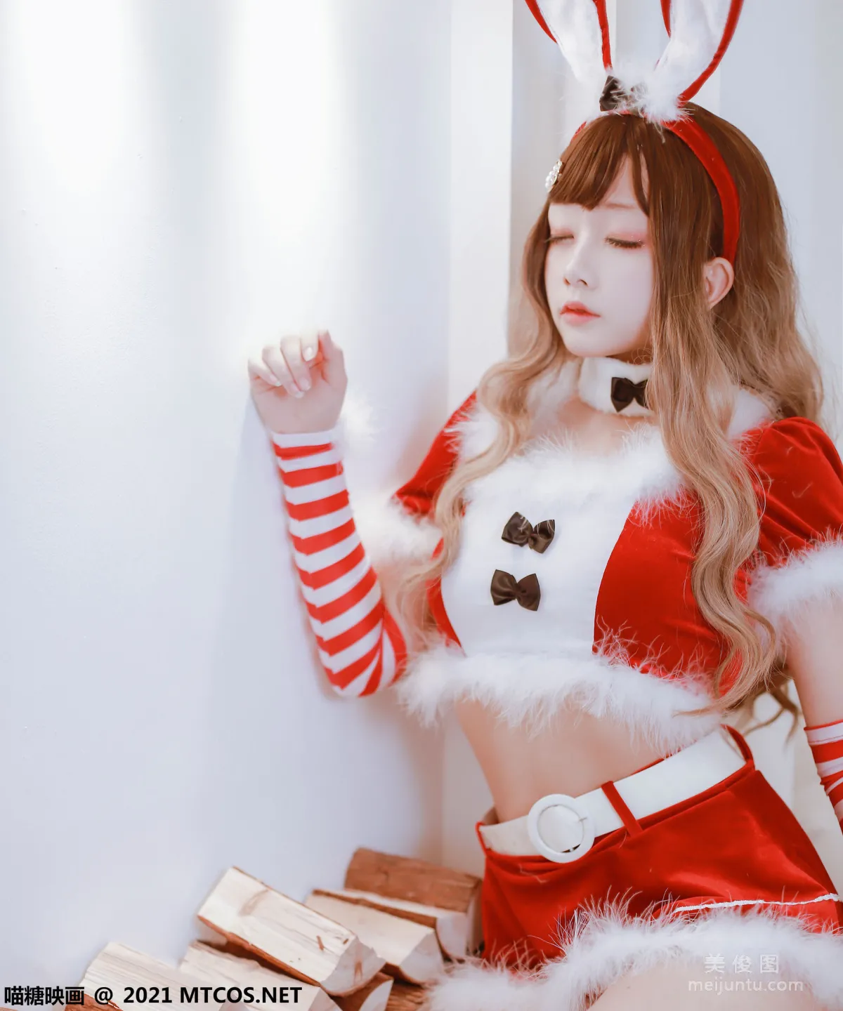 [喵糖映畫] VOL.389 紅色兔子 寫真套圖 29
