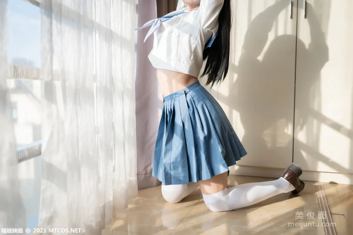 [喵糖映畫] VOL.399 制服少女 寫真套圖 8
