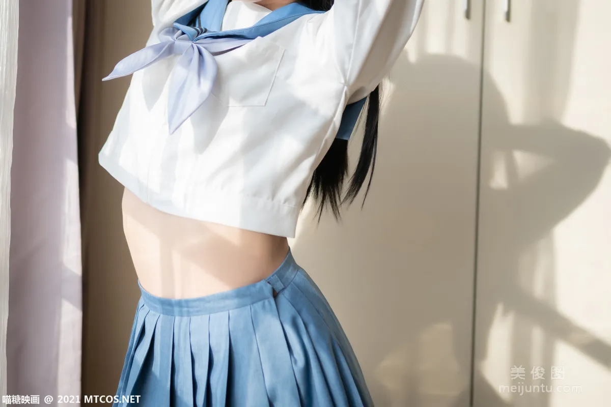 [喵糖映畫] VOL.399 制服少女 寫真套圖 9