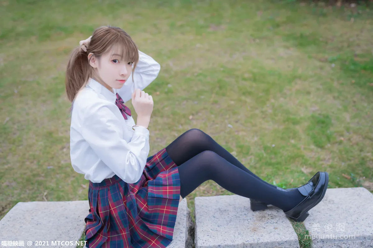 [喵糖映畫] VOL.388 戶外制服 寫真套圖 3