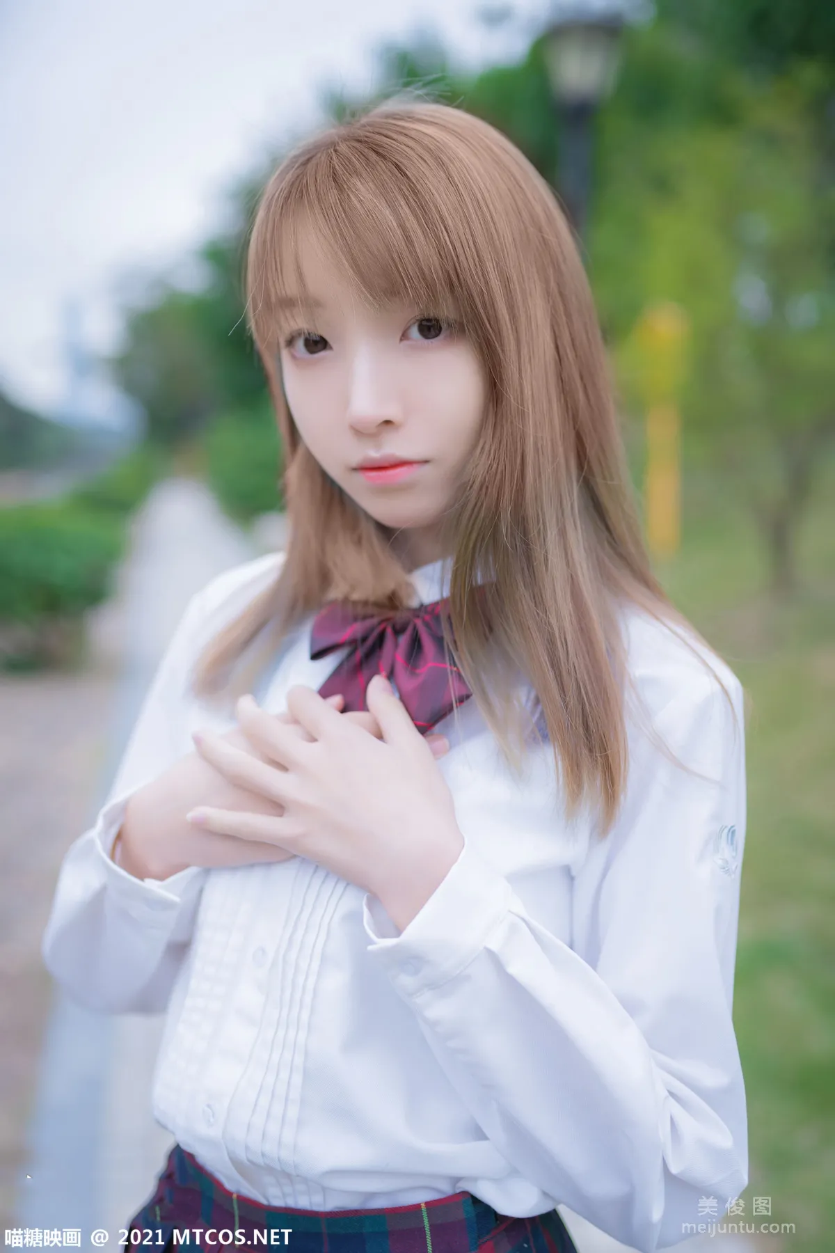 [喵糖映畫] VOL.388 戶外制服 寫真套圖 27