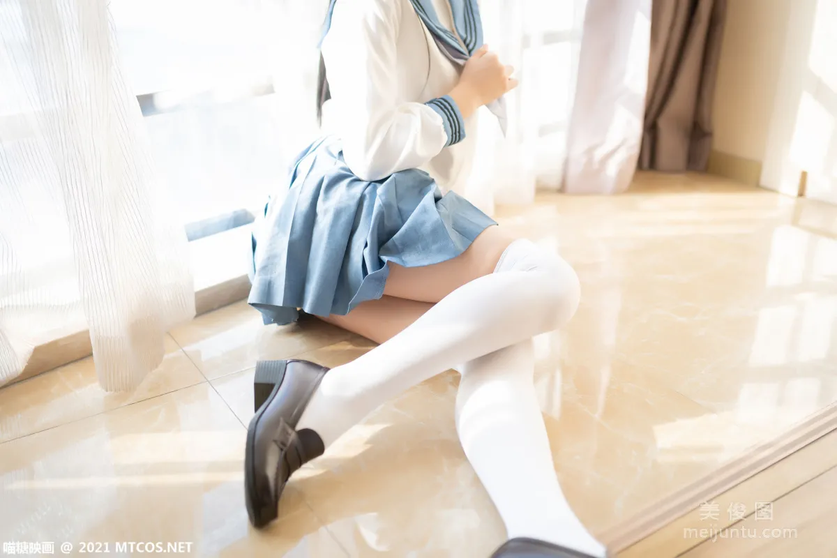 [喵糖映畫] VOL.399 制服少女 寫真套圖 7