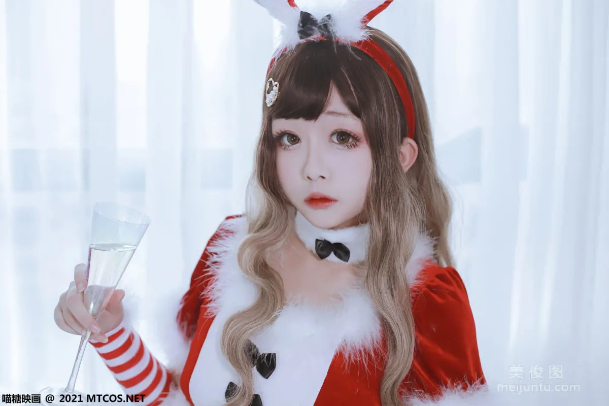 [喵糖映畫] VOL.389 紅色兔子 寫真套圖 33