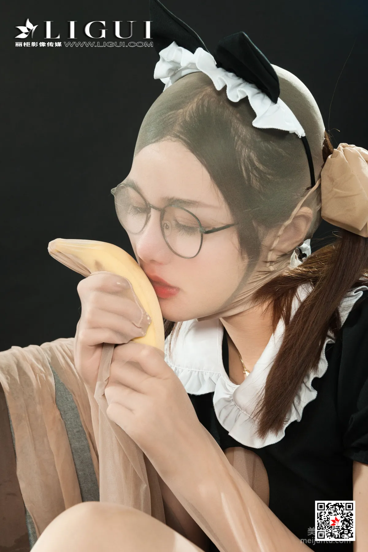[Ligui] Wen Rui, Face, Silk, Fragrant Lotus Stockings Photo photo 34