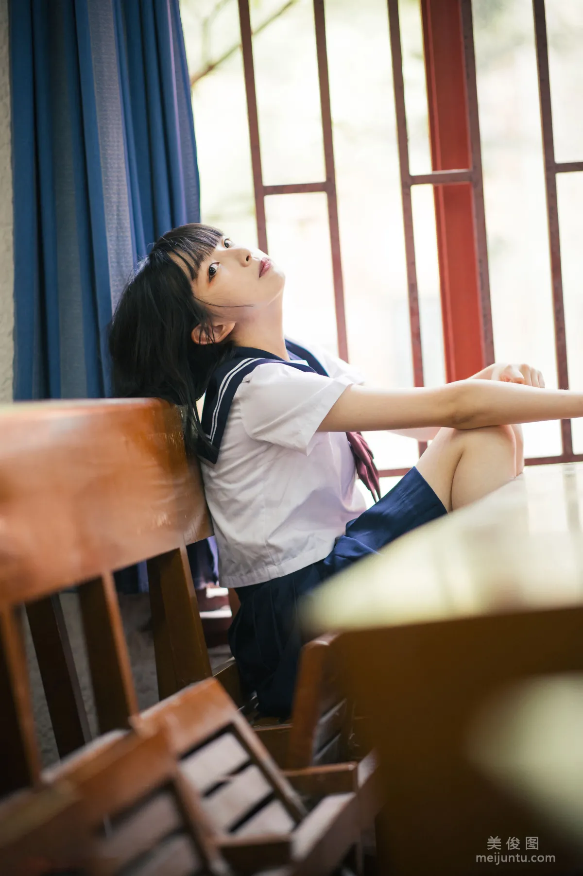 [喵糖映画] VOL.397 课室学妹 写真套图3