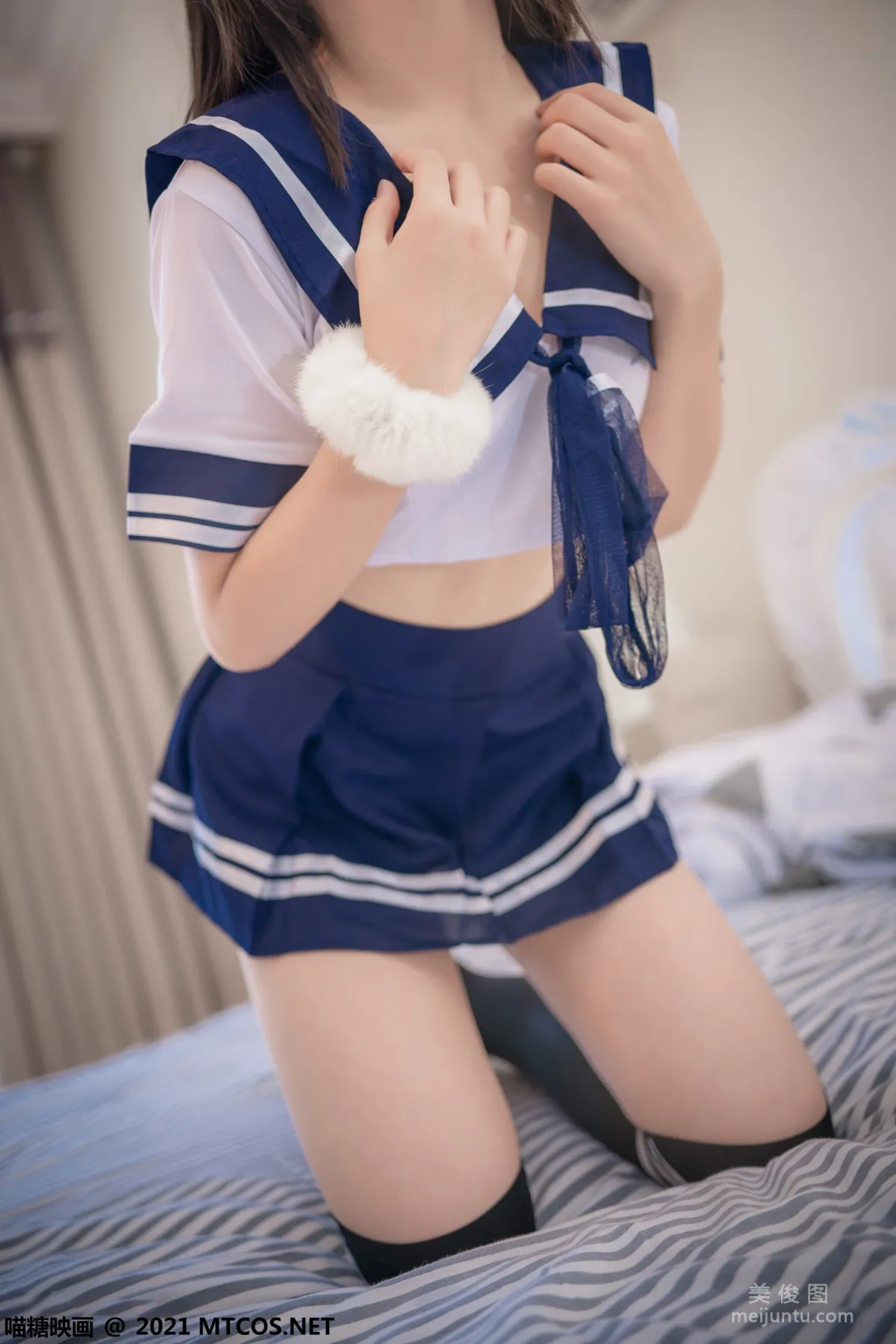 [Miaotang Yinghua] VOL.392 Sailor Dress Schoolgirl Photo Set photo 2