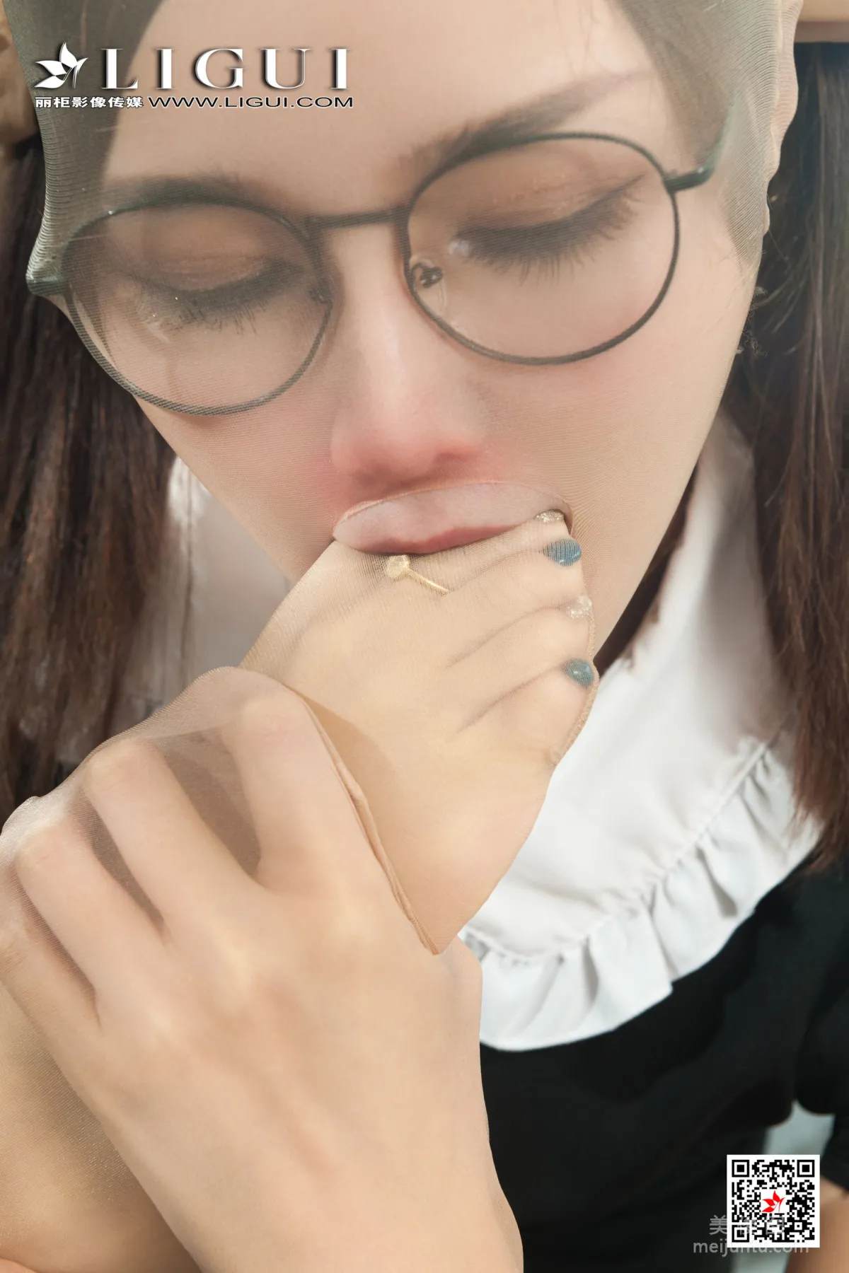 [Ligui] Wen Rui, Face, Silk, Fragrant Lotus Stockings Photo photo 50