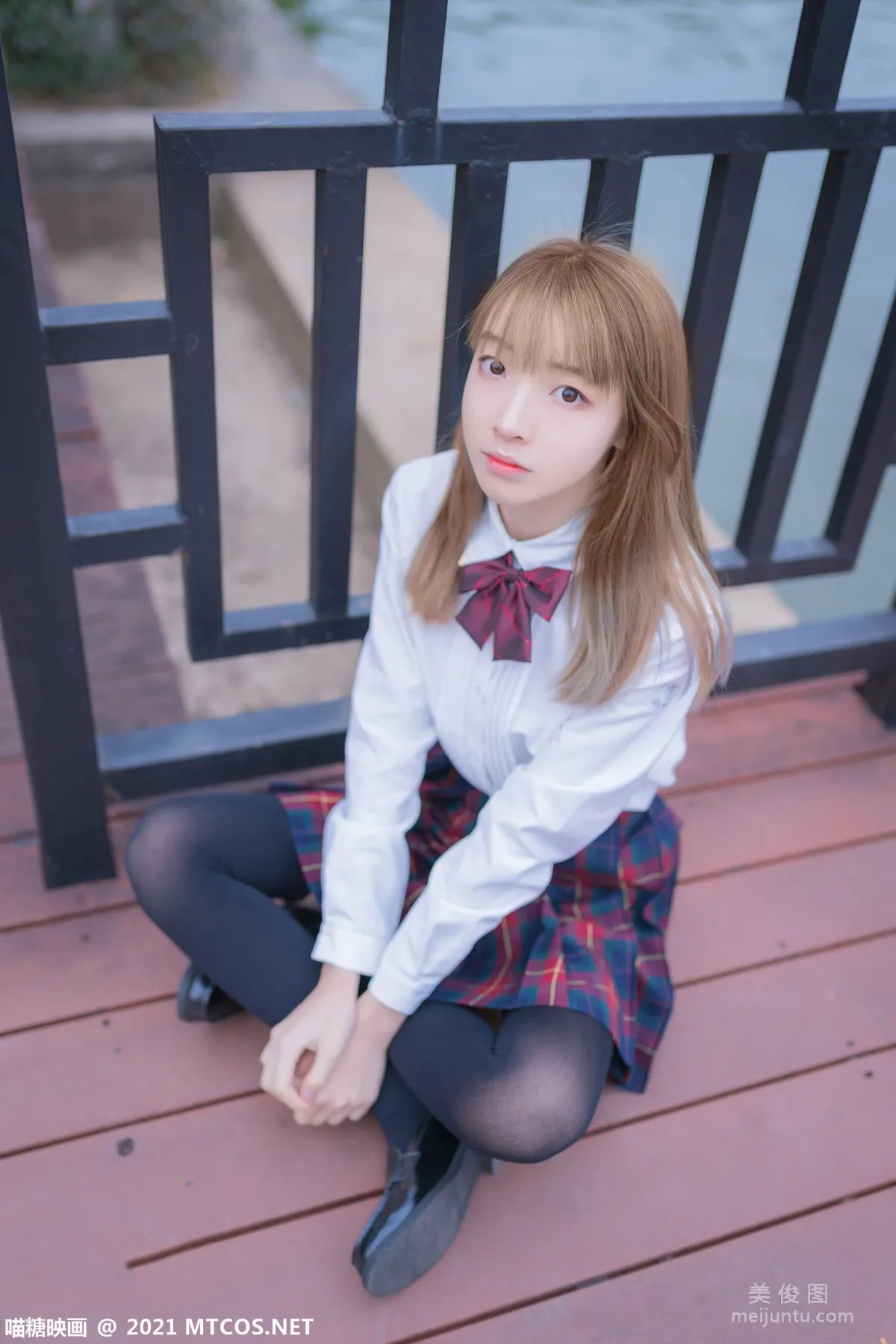 [喵糖映畫] VOL.388 戶外制服 寫真套圖 36