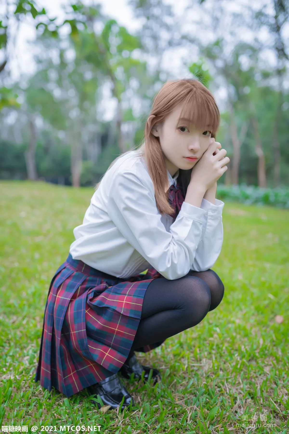 [喵糖映畫] VOL.388 戶外制服 寫真套圖 34