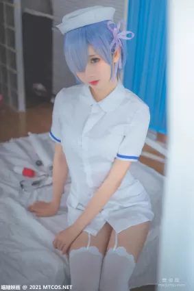 [喵糖映畫] VOL.387 雷姆護士 寫真套圖
