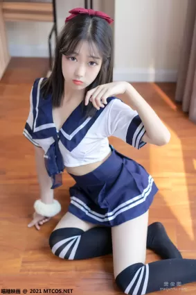[喵糖映畫] VOL.392 水手裙學妹 寫真套圖