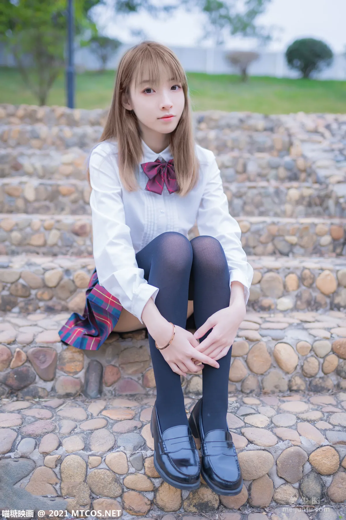 [喵糖映畫] VOL.388 戶外制服 寫真套圖 13
