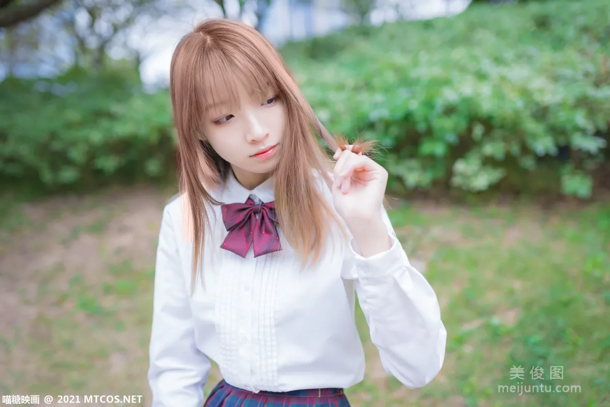 [喵糖映畫] VOL.388 戶外制服 寫真套圖 8