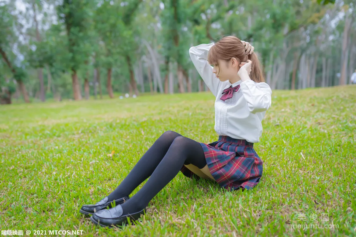 [喵糖映畫] VOL.388 戶外制服 寫真套圖 28