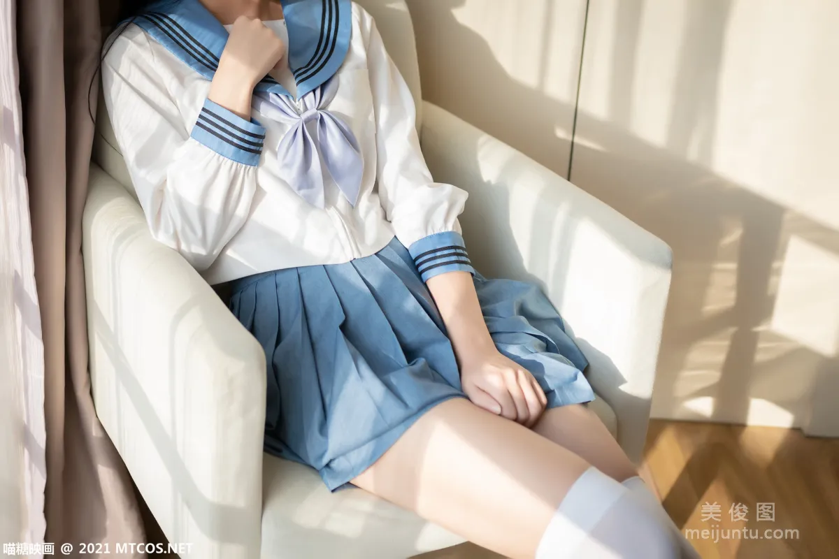 [喵糖映畫] VOL.399 制服少女 寫真套圖 28