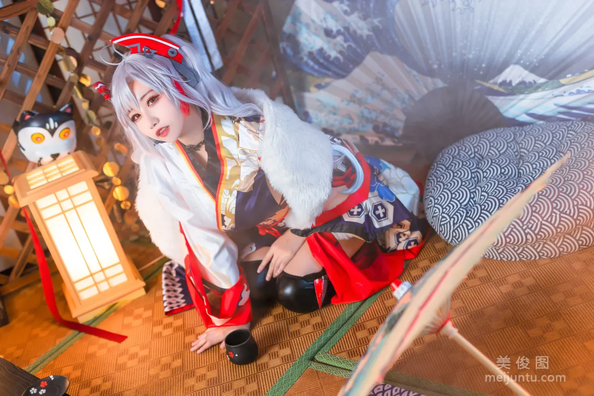[COS Bonus] Weibo Girl Momoko Kuikui - Eugen Kimono Photo Set photo 2