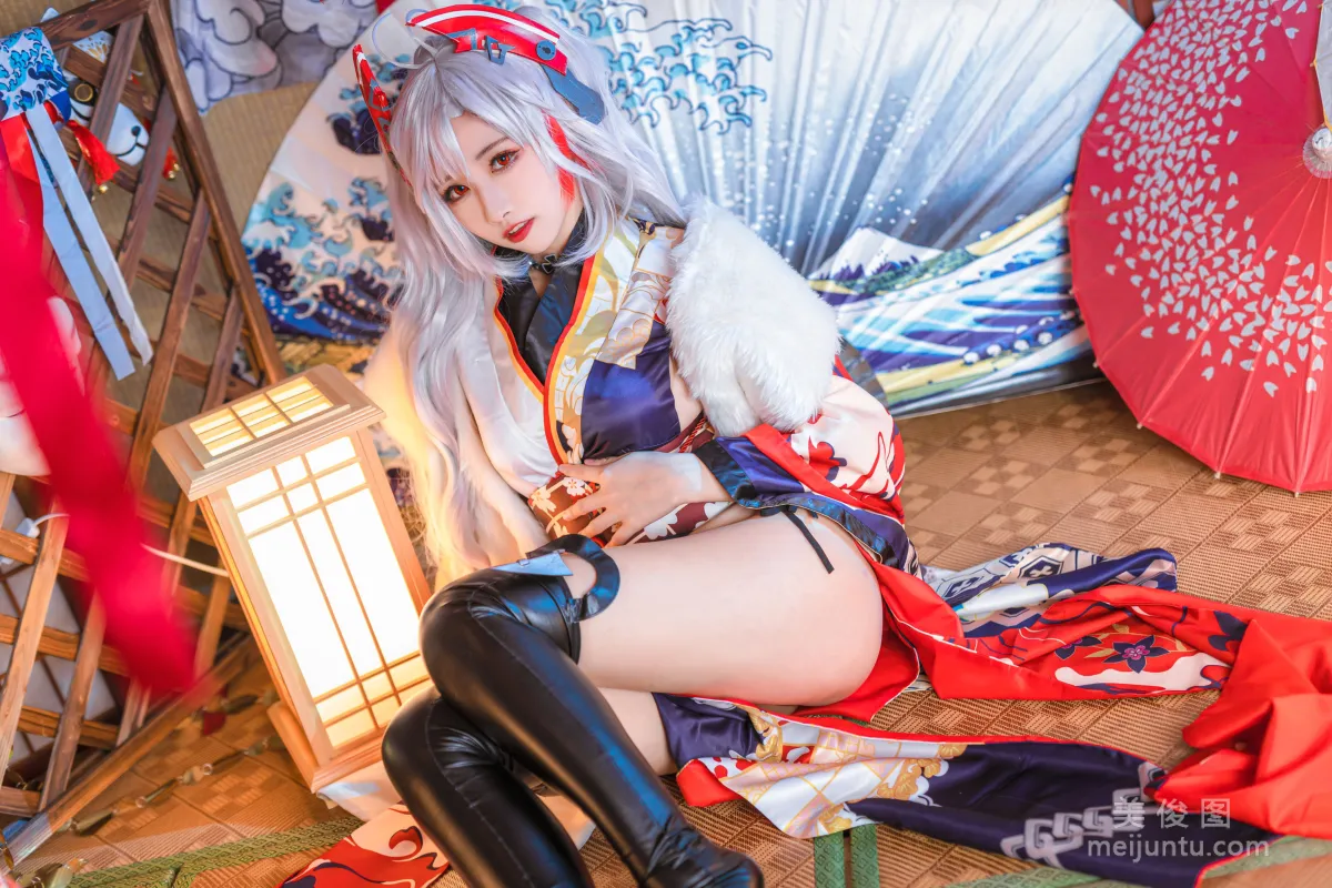 [COS Bonus] Weibo Girl Momoko Kuikui - Eugen Kimono Photo Set photo 5