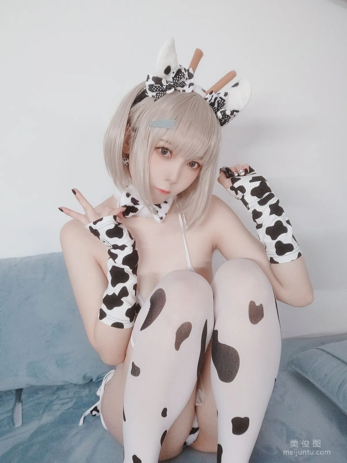 [COS] Anime Blogger Minglai Miqi, Cow photo 31