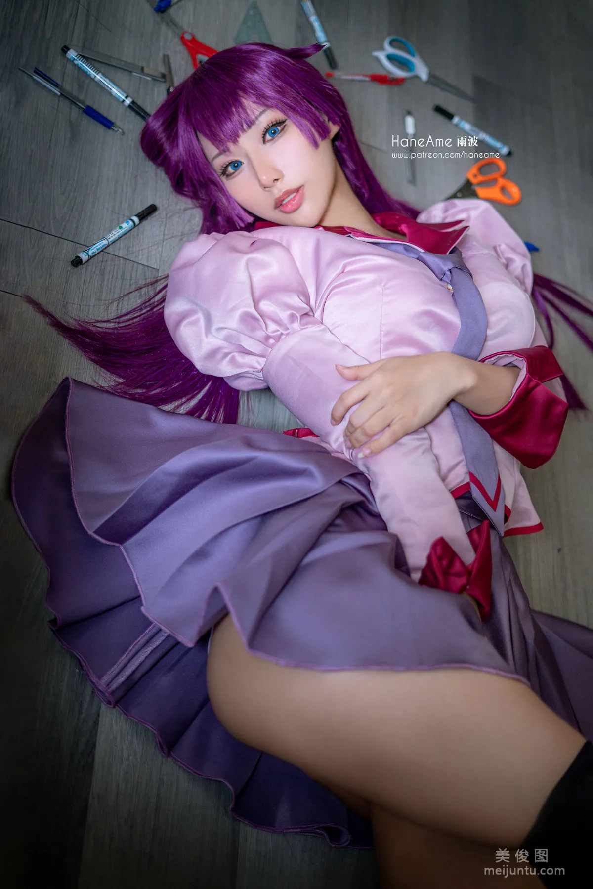 [COS Bonus] Hane Ame Yubo, Bakemonogatari Hitagi photo 16