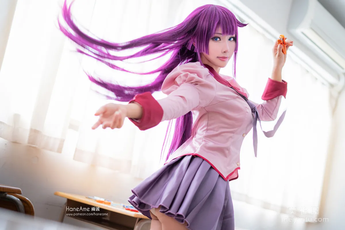 [COS Bonus] Hane Ame Yubo, Bakemonogatari Hitagi photo 5