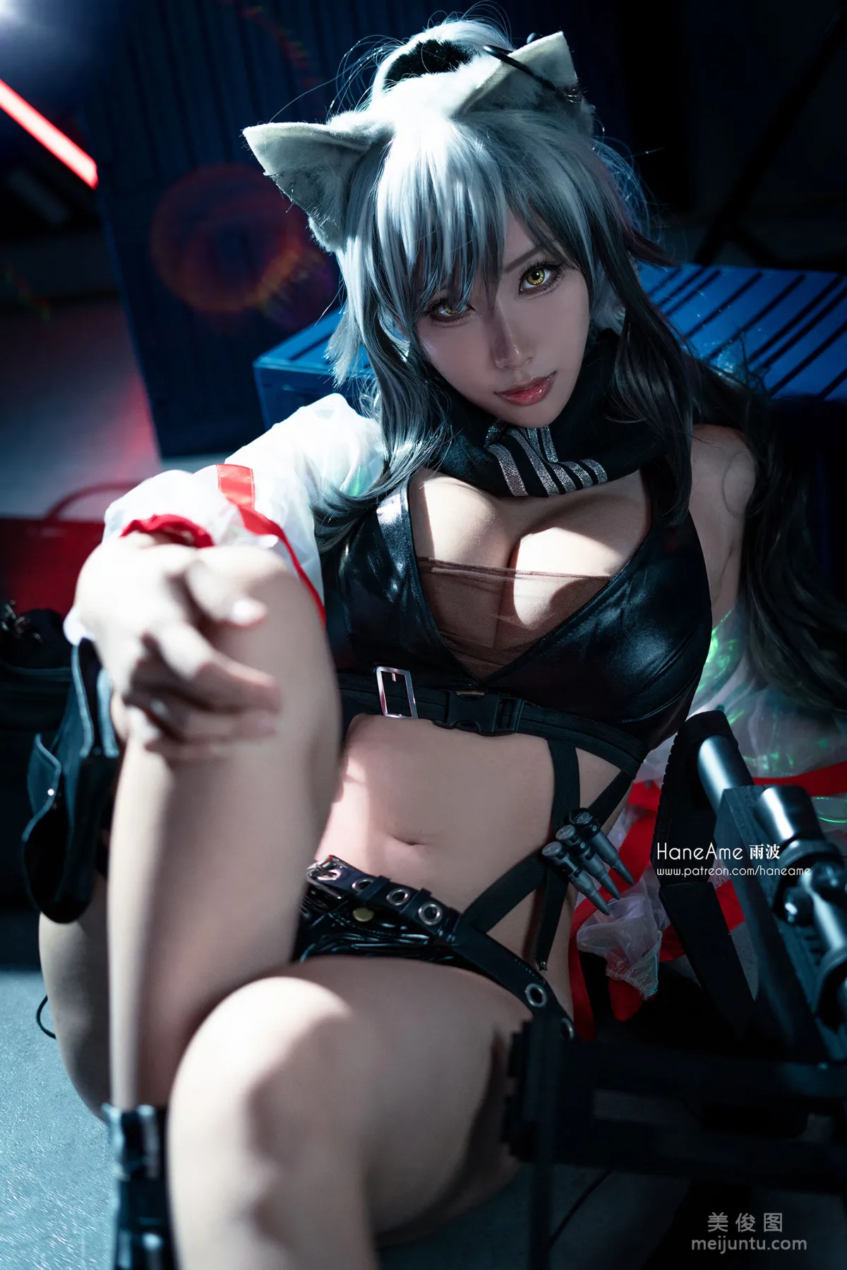 [Cosplay] Hane Ame Yubo - Arknights Black photo 10