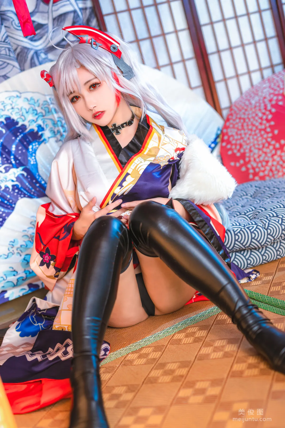 [COS Bonus] Weibo Girl Momoko Kuikui - Eugen Kimono Photo Set photo 15