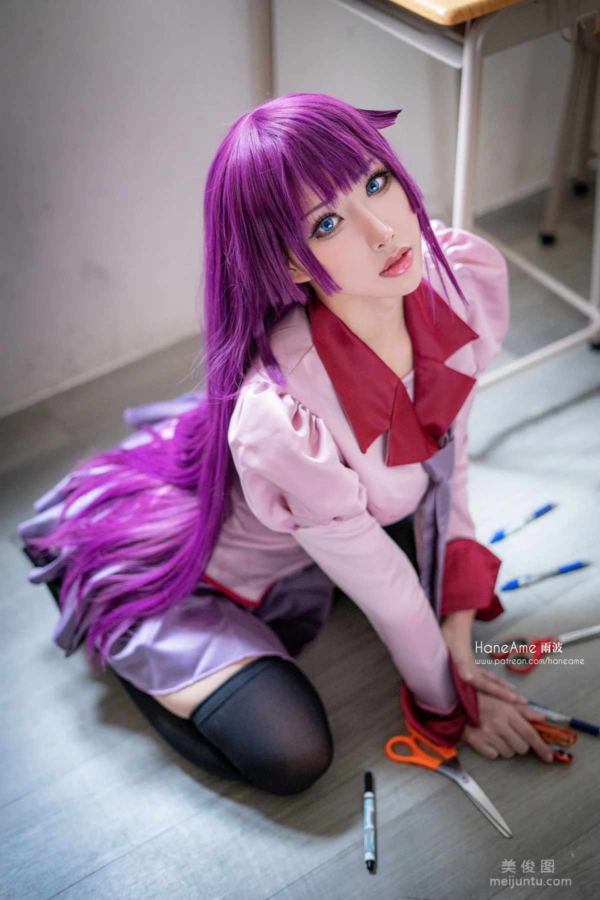 [COS Bonus] Hane Ame Yubo, Bakemonogatari Hitagi photo 7