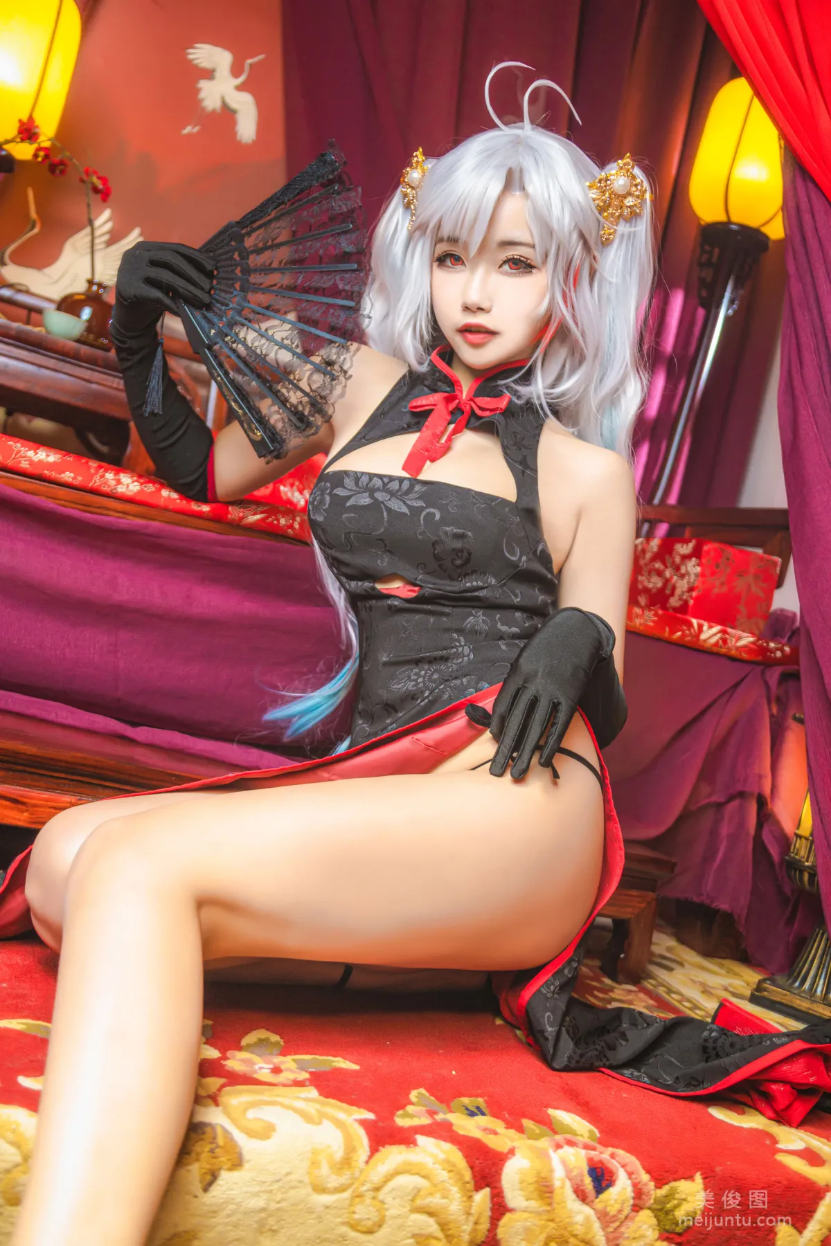 [COS] Weibo Girl Momoko Kuikui, Qipao of Eugen, Set photo 8