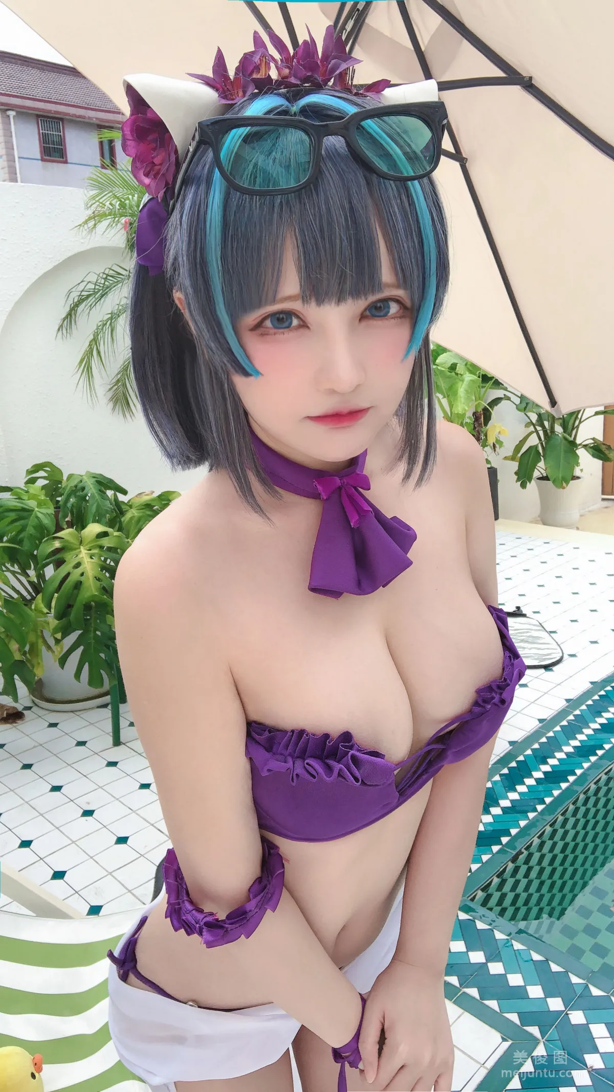 [COS福利] 千夜未来（Senya Miku）- 柴郡电子 写真套图31