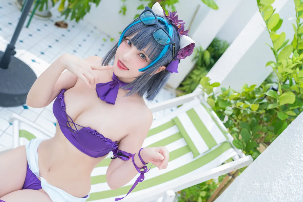 [Cosplay] Qianye Weilai (Senya Miku), Cheshire Electronics Photo Set photo 4