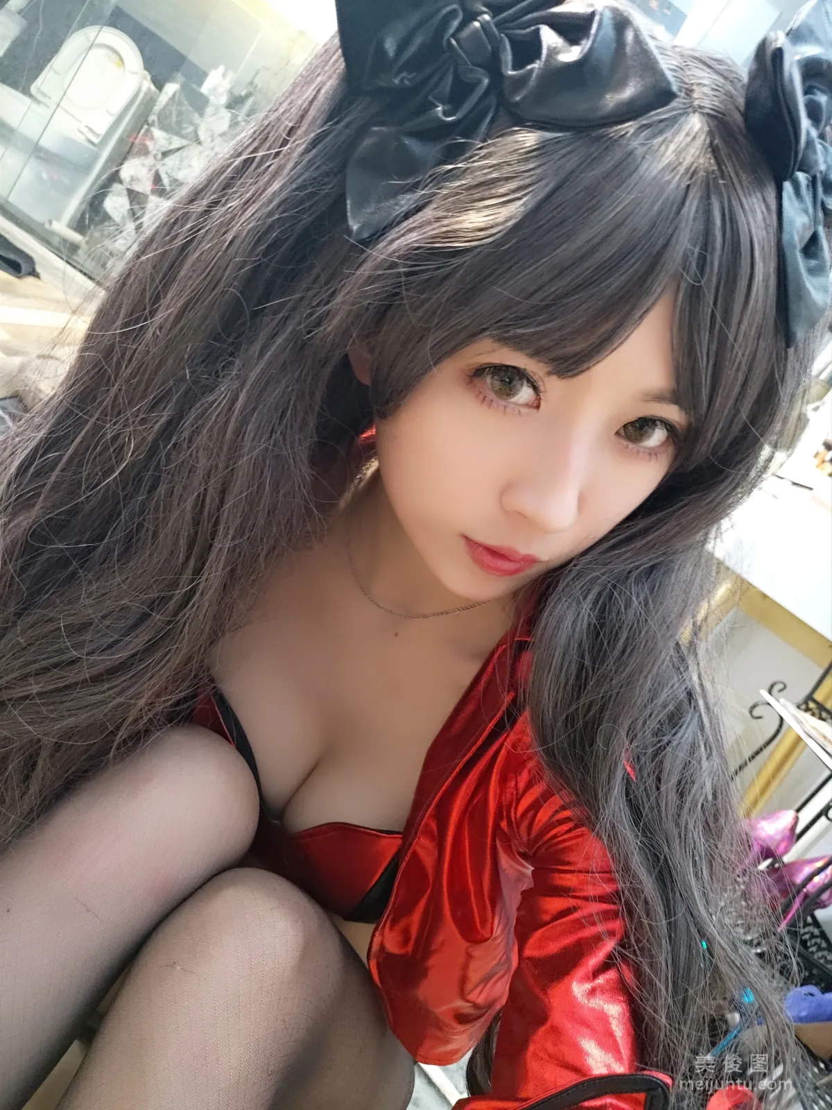 [Cosplay] Douyu Streamer Little Witch Luna - Rin Tohsaka photo 4