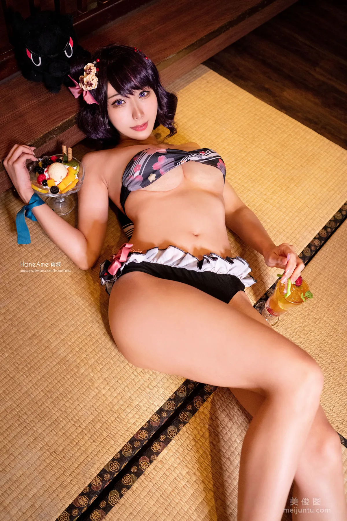 [Cosplay] Hane Ame Yubo - Hokusai Swimsuit photo 8