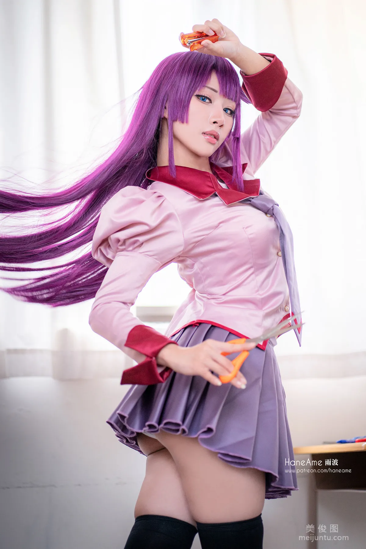 [COS Bonus] Hane Ame Yubo, Bakemonogatari Hitagi photo 10