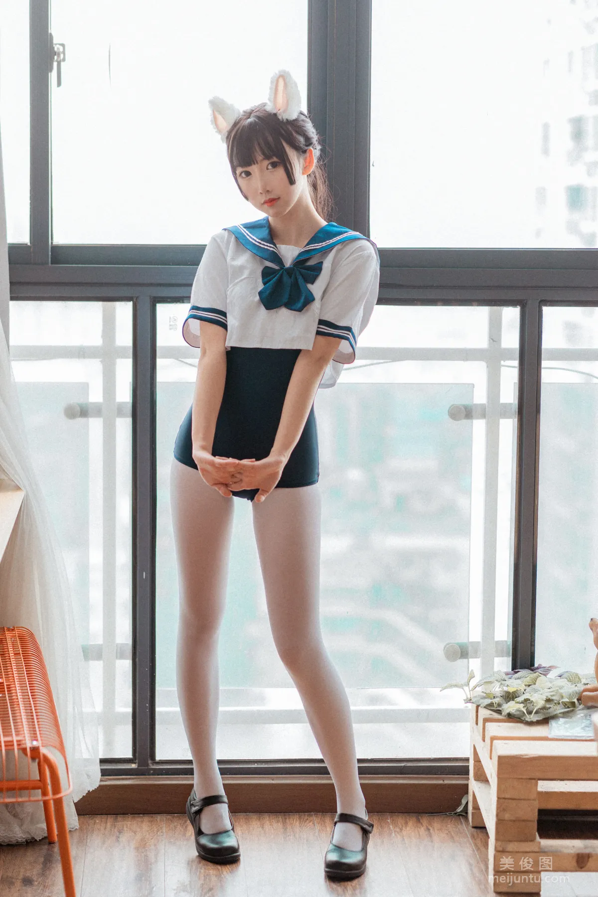 [COS福利] 面饼仙儿 - 水手服 死库水1
