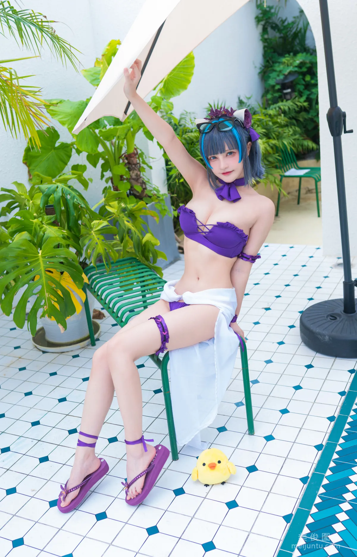 [Cosplay] Qianye Weilai (Senya Miku), Cheshire Electronics Photo Set photo 5