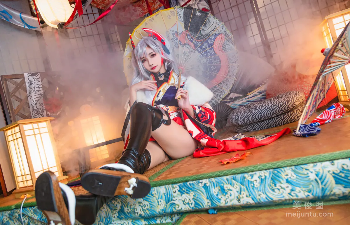 [COS Bonus] Weibo Girl Momoko Kuikui - Eugen Kimono Photo Set photo 7