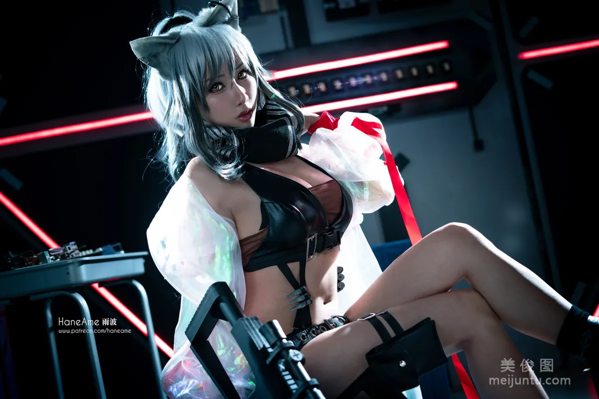 [Cosplay] Hane Ame Yubo - Arknights Black photo 5