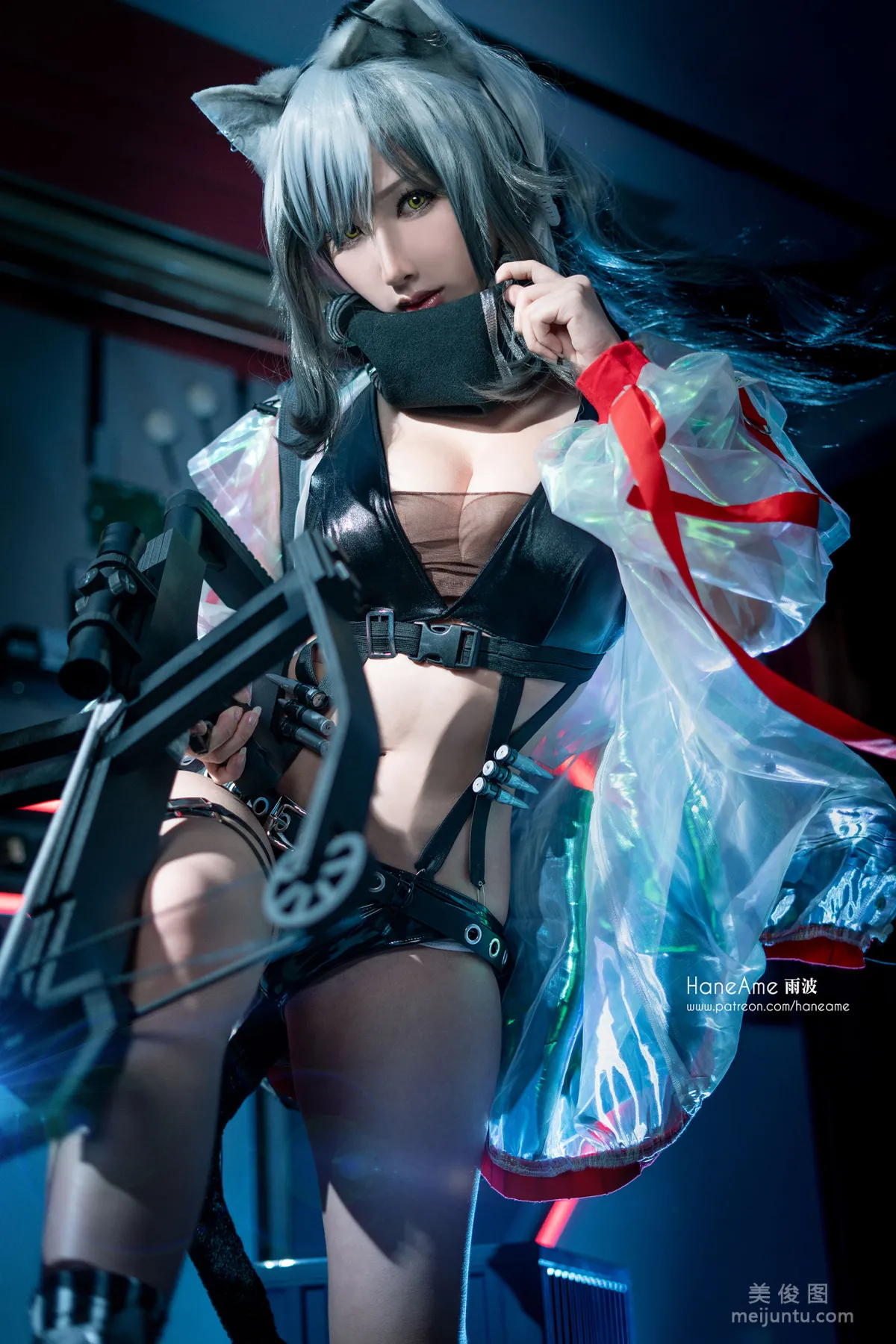 [Cosplay] Hane Ame Yubo - Arknights Black photo 3