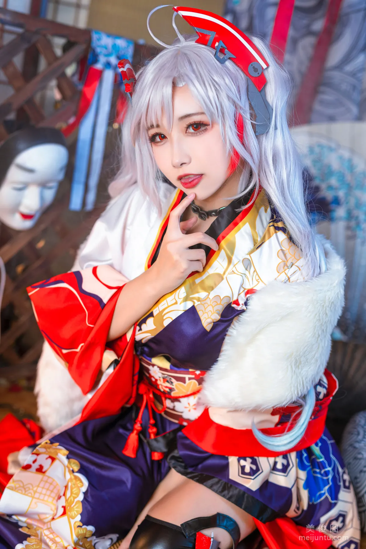 [COS Bonus] Weibo Girl Momoko Kuikui - Eugen Kimono Photo Set photo 20