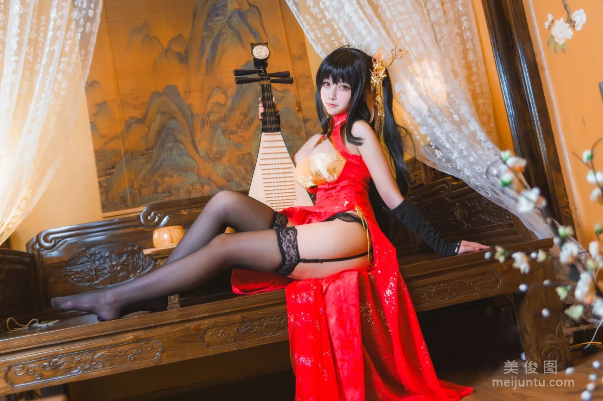 [Cosplay] Momoko Kuikui - Taihou Qipao photo 13