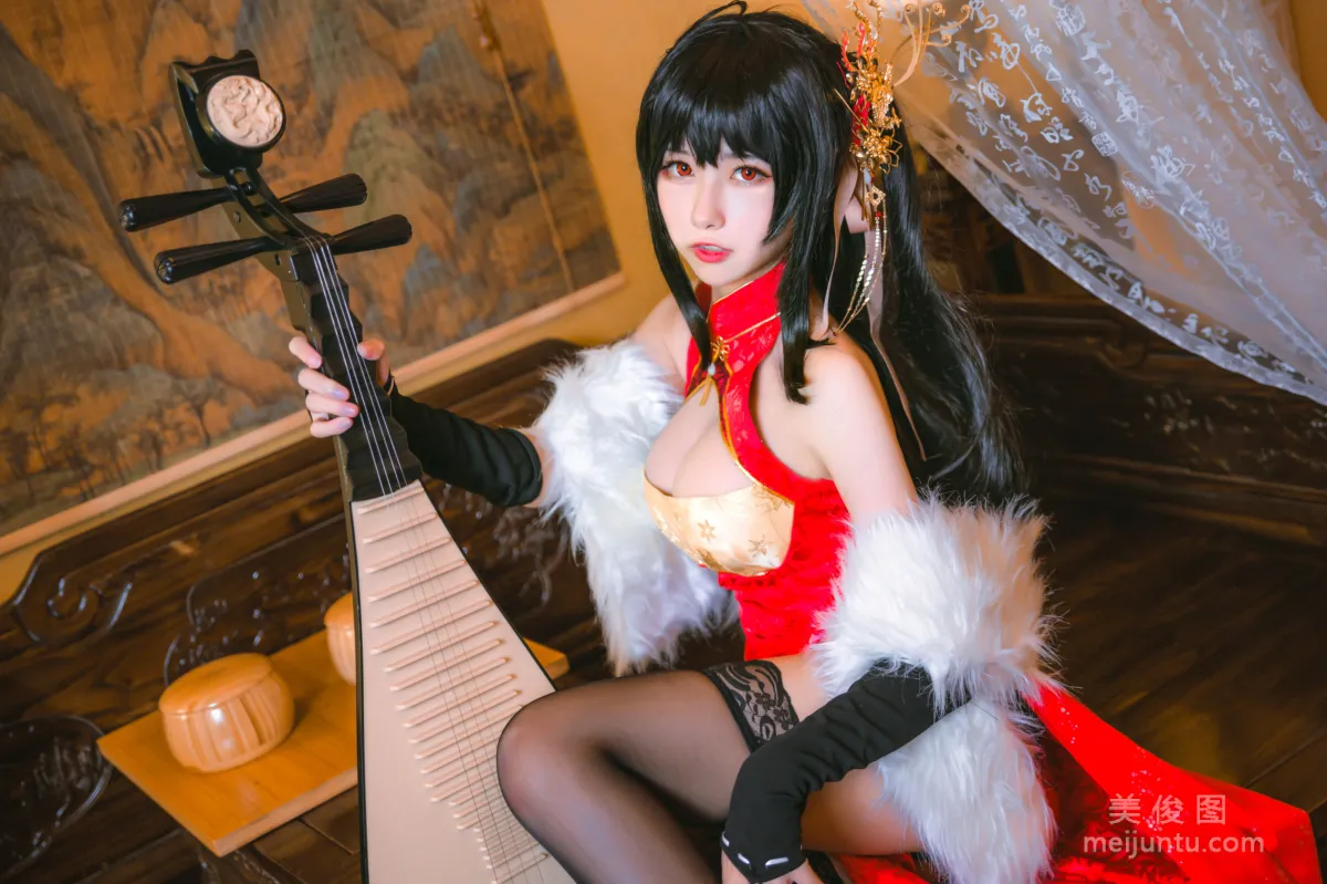 [Cosplay] Momoko Kuikui - Taihou Qipao photo 19