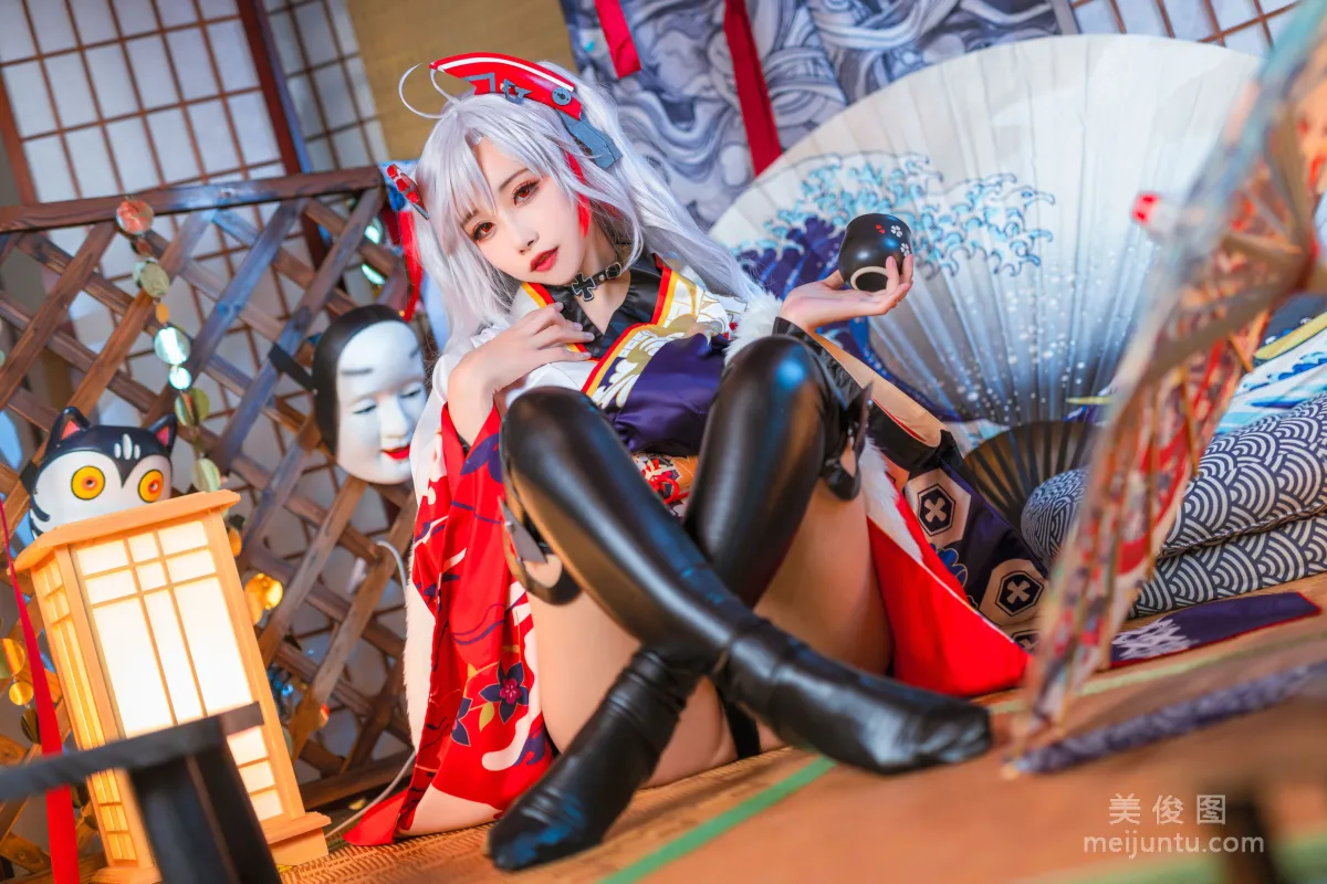 [COS Bonus] Weibo Girl Momoko Kuikui - Eugen Kimono Photo Set photo 12
