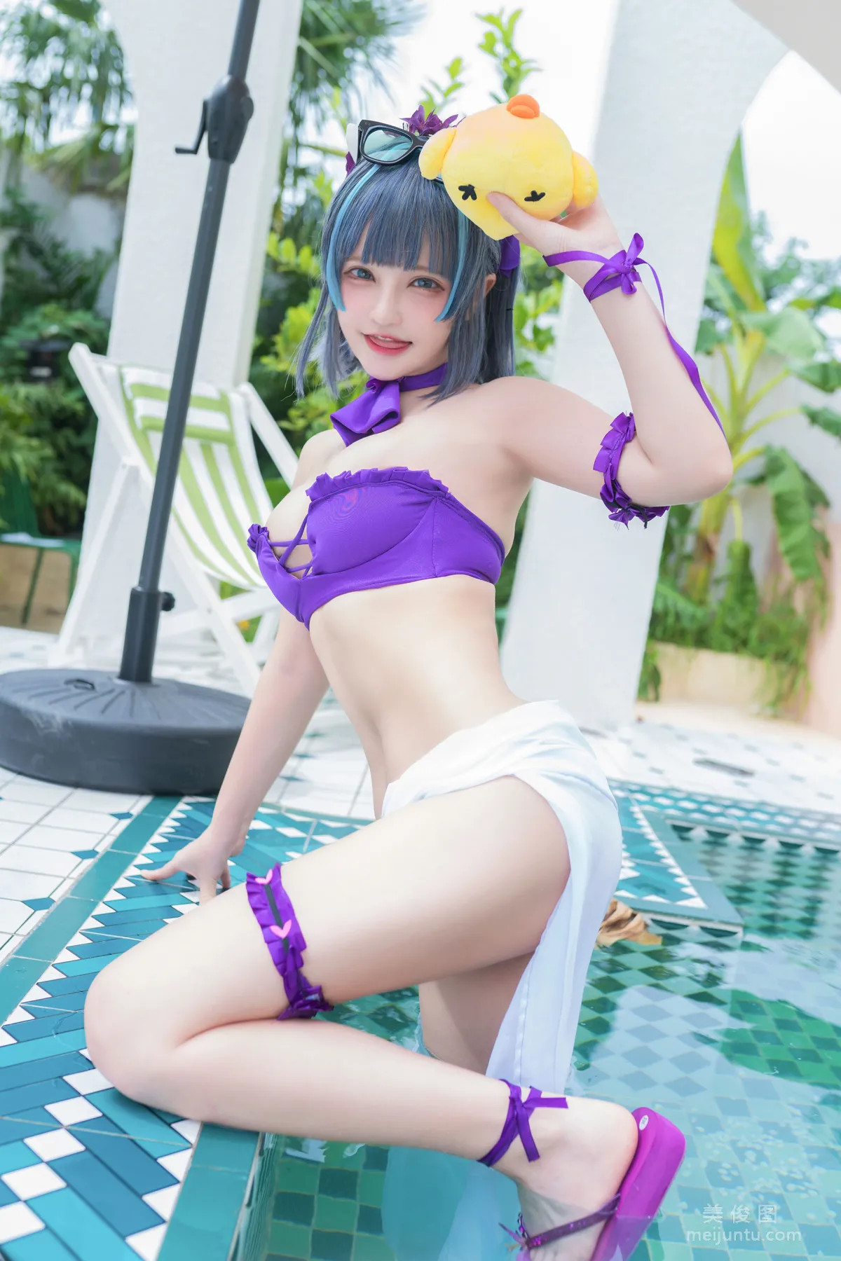 [COS福利] 千夜未来（Senya Miku）- 柴郡电子 写真套图25