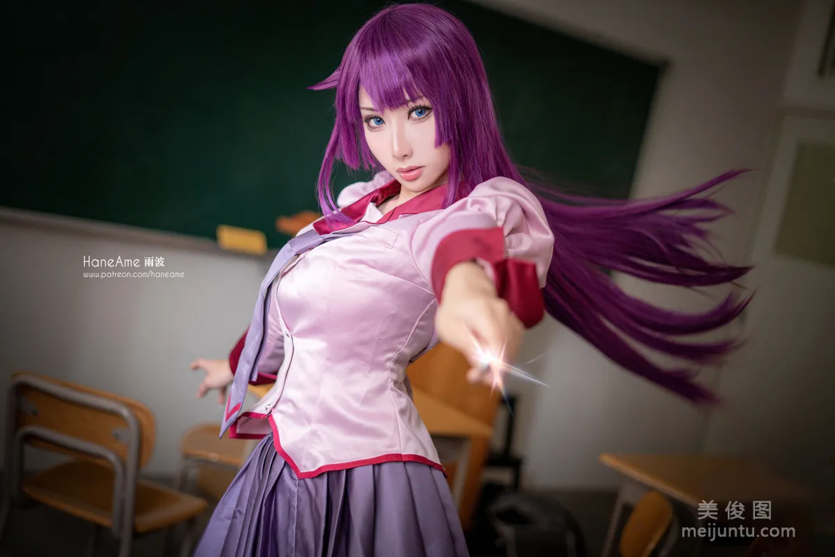 [COS Bonus] Hane Ame Yubo, Bakemonogatari Hitagi photo 13