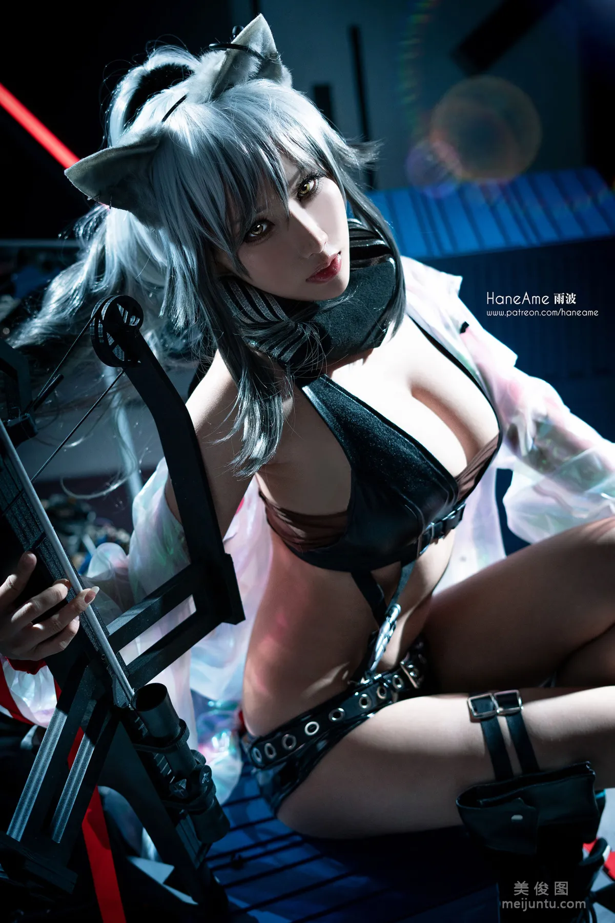 [Cosplay] Hane Ame Yubo - Arknights Black photo 6