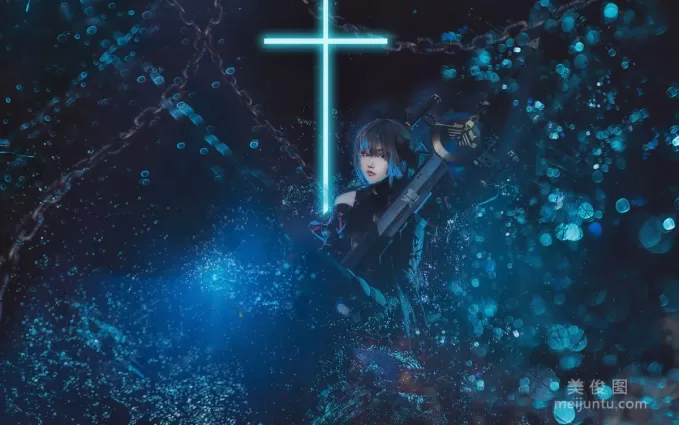 微博萌妹藍小沂KiKi - 明日方舟 幽靈鲨
