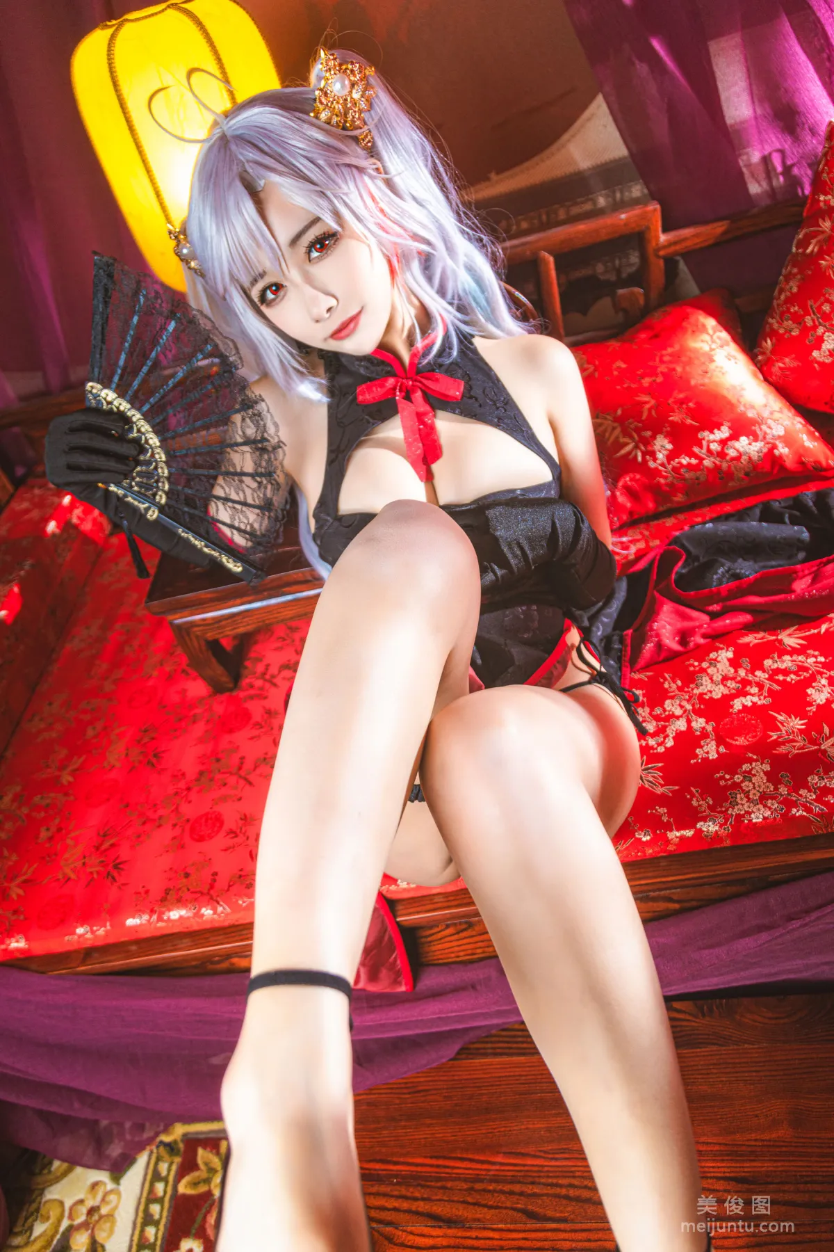[COS] Weibo Girl Momoko Kuikui, Qipao of Eugen, Set photo 7