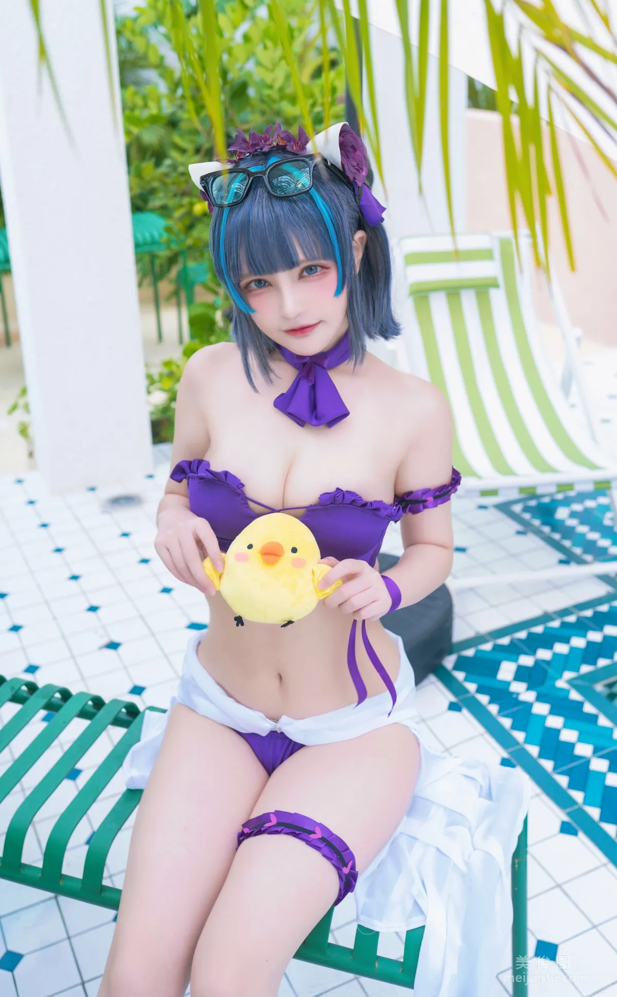 [Cosplay] Qianye Weilai (Senya Miku), Cheshire Electronics Photo Set photo 3