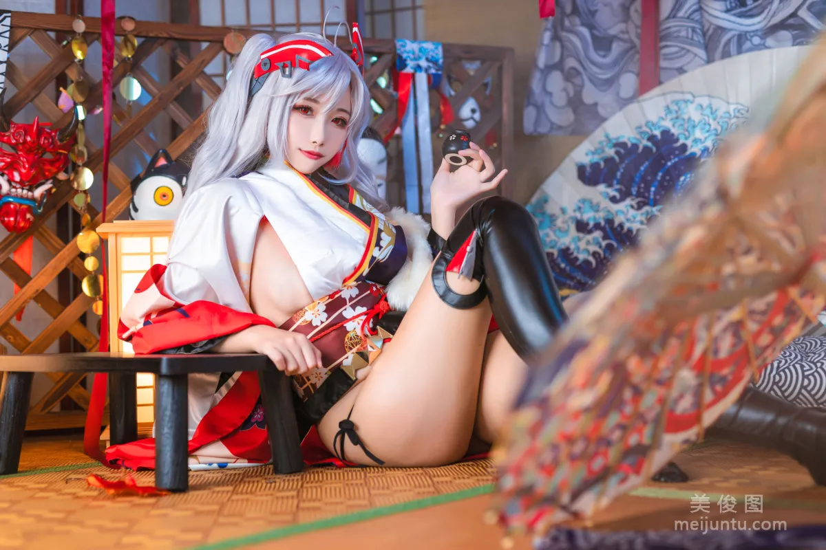 [COS Bonus] Weibo Girl Momoko Kuikui - Eugen Kimono Photo Set photo 9