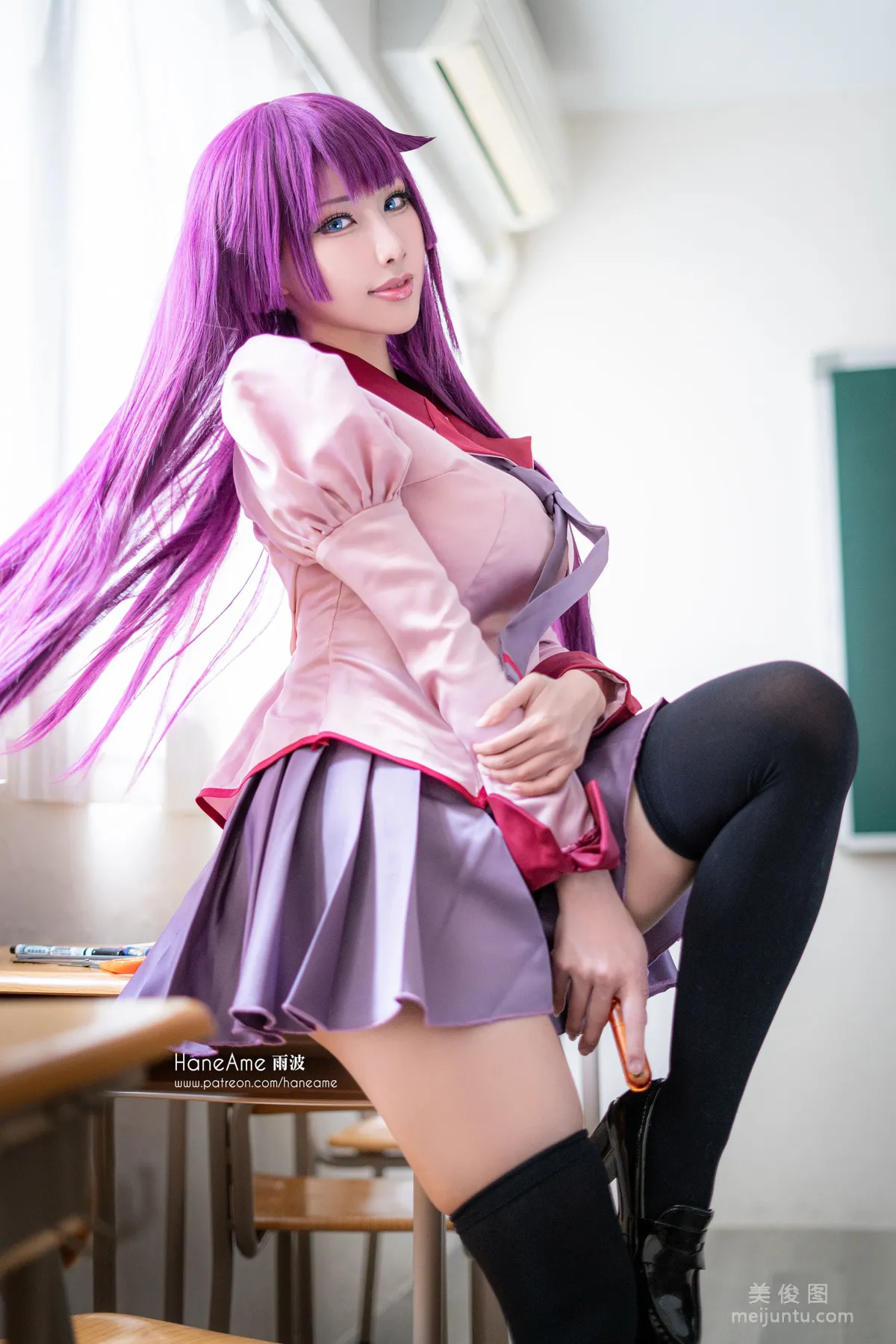 [COS Bonus] Hane Ame Yubo, Bakemonogatari Hitagi photo 6